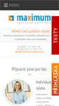 Mobile Screenshot of maximum-agentura.cz